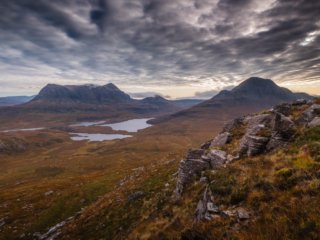 Loch Scionascaig, Assynt, Ecosse