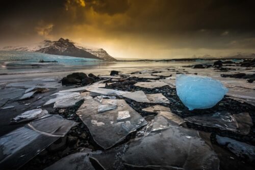 Fjallsarlon, Islande