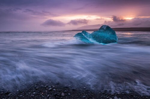 Diamond beach, Islande