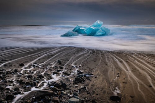 Diamond beach, Islande