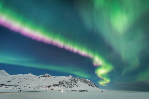 Aurore boréale, Islande