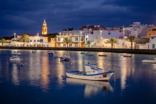 Arrecife la nuit, Lanzarote