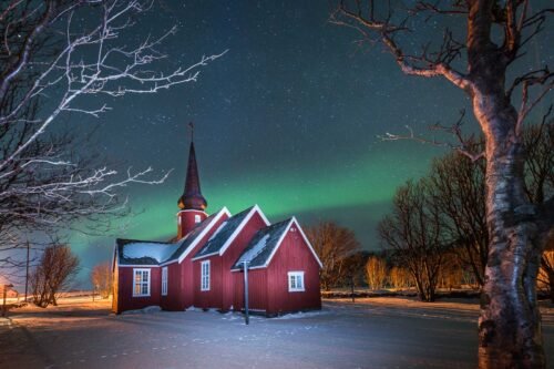 Eglise, Flakstad, Lofoten