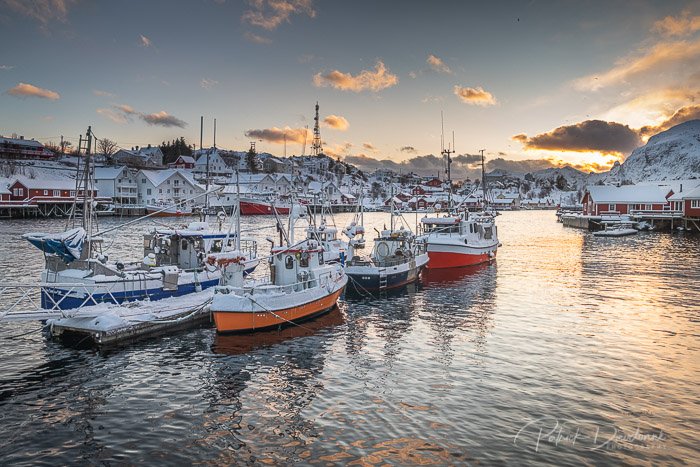 Port de pêche, près de Moskenes