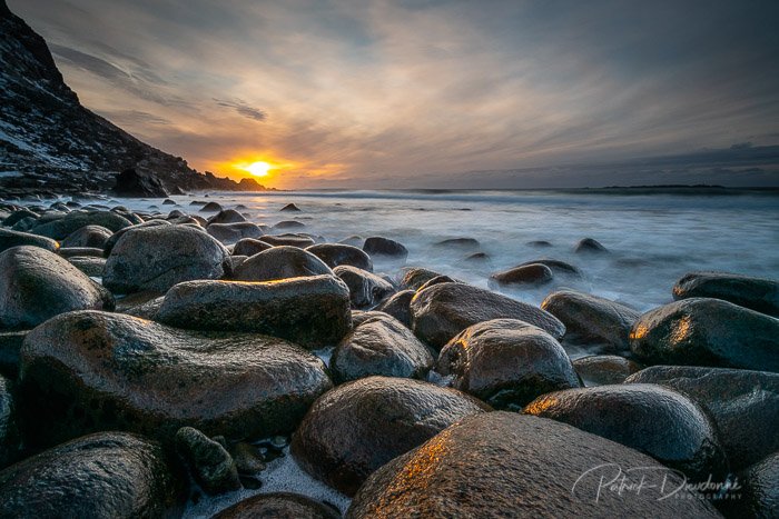 Plage de rochers, Lofoten