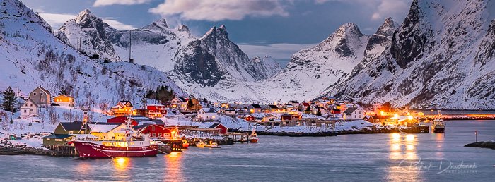 Reine, Lofoten. Panoramique