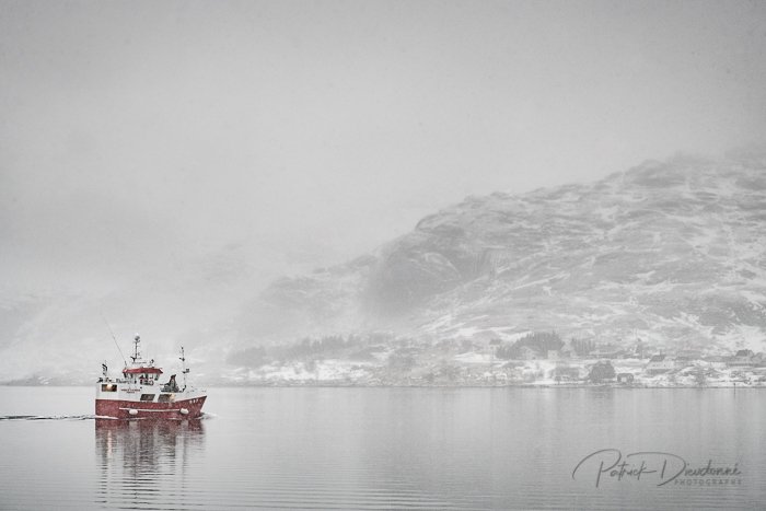 Bateau de pêche, Lofoten.